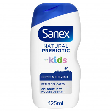 Gel douche Sanex Natural Prebiotic Enfants - 425 ml