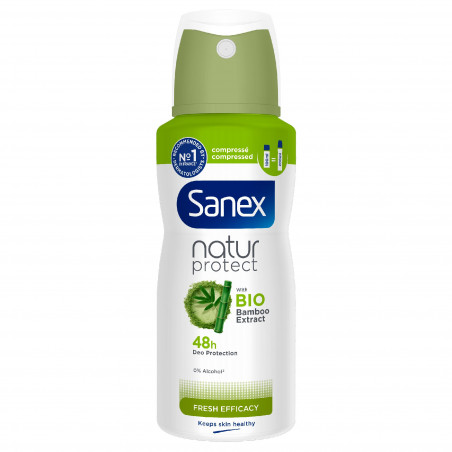 Déodorant Sanex Natur Protect bio fresh efficacy compressé - 100ml Déodorant Sanex Natur Protect bio fresh efficacy compressé - 100ml