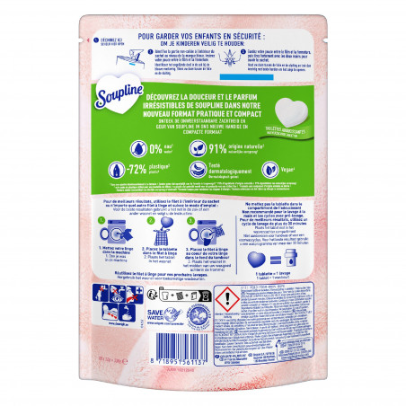 Soupline Tablettes Adoucissantes Cœurs Hypoallergénique - 28 pièces