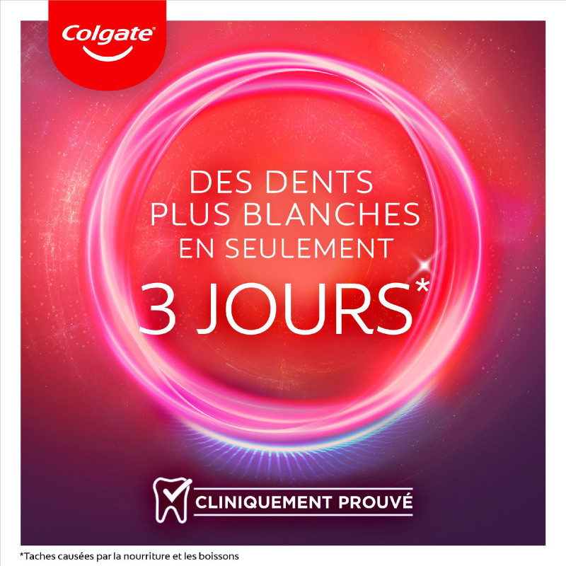 Lot de 2 dentifrices Colgate Max White ultra Nettoyage en profondeur