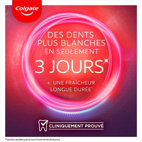 Lot de 2 dentifrices Colgate Max White ultra Perle de Fraicheur