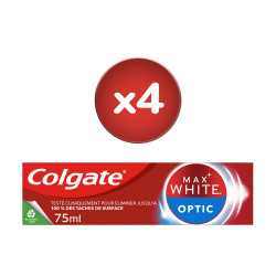 Pack de 2 - Dentifrice blancheur Colgate Max White Optic