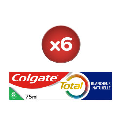 Pack de 2 - Dentifrice Colgate Total Blancheur Naturelle