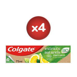 Pack de 2 - Dentifrice Colgate Extraits Naturels Bio Citron & Agrumes