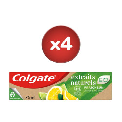 Pack de 2 - Dentifrice Colgate Extraits Naturels Bio Citron & Agrumes