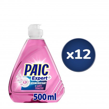 Pack de 12 - Liquide Vaisselle Paic Expert anti traces - 500ml