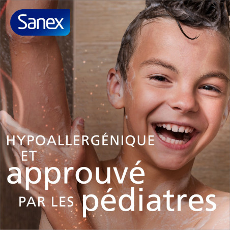 Pack de 6 - Gel douche Sanex Natural Prebiotic Enfants - 425 ml
