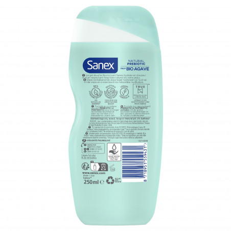 Pack de 6 - Gel douche Sanex Bio Agave revitalisant 250ml Pack de 6 - Gel douche Sanex Bio Agave revitalisant 250ml