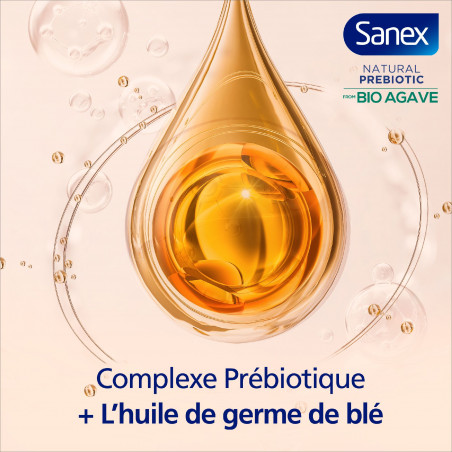 Pack de 6 - Crème de douche Sanex Bio Agave nourrissant 250ml