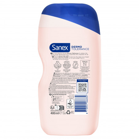 Pack de 12 - Gel douche Sanex DermoProtecteur Apaisant - 400 ml