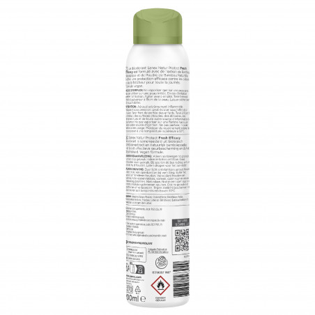 Pack de 6 - Déodorant Sanex Natur Protect Fresh efficacité 48h bio spray 200ml
