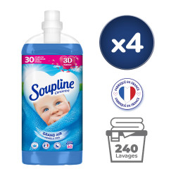 Promo Soupline lingettes assouplissantes sèche-linge grand air