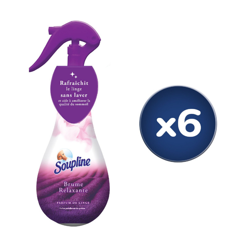 Pack de 6 - Spray Soupline 3D Lavande - 250 ml