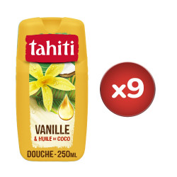 Pack de 3 - Gels douche Tahiti vanille & huile de coco