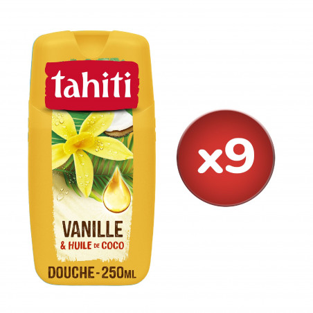 Pack de 3 - Gels douche Tahiti vanille & huile de coco Pack de 3 - Gels douche Tahiti vanille & huile de coco