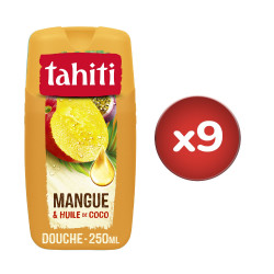 Pack de 3 - Gels douche Tahiti mangue & huile de coco