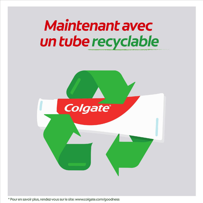 Pack de 2 - Lot de 3 Dentifrices Colgate Max Fresh cristaux fraîcheur - 75ml