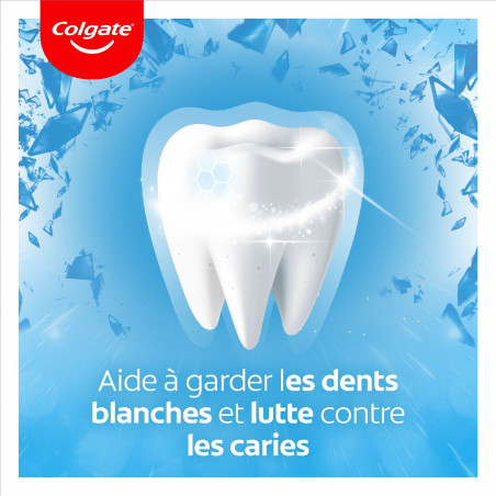 Pack de 2 - Lot de 3 Dentifrices Colgate Max Fresh cristaux fraîcheur - 75ml