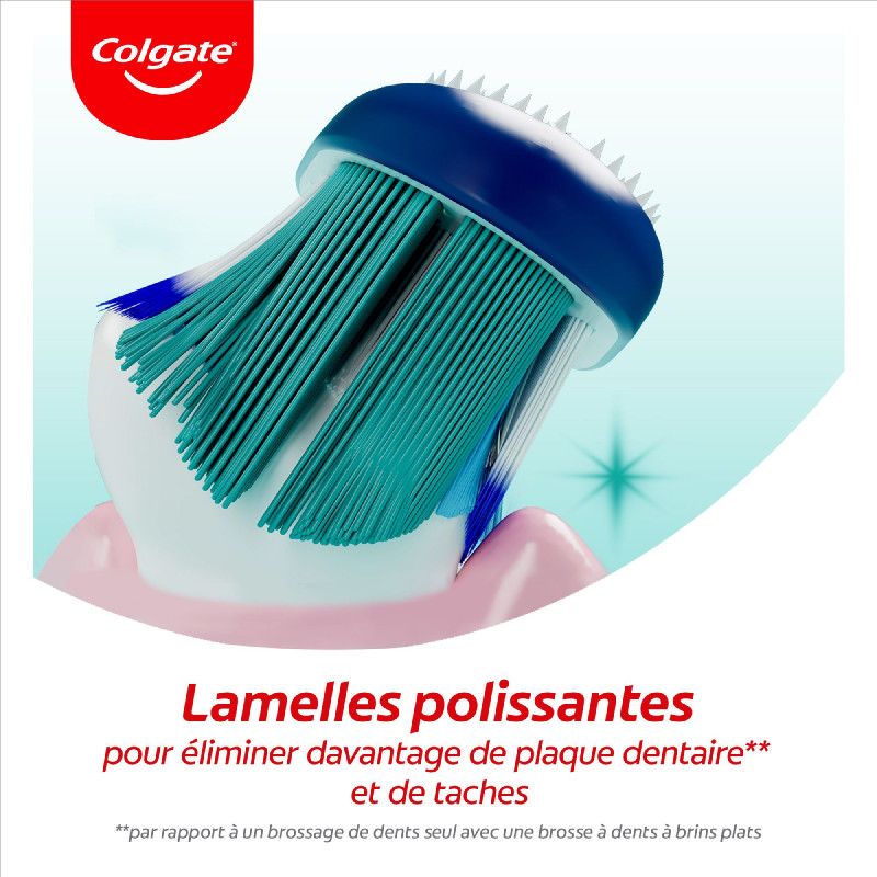 Pack de 12 - Brosses à dents Colgate Deep clean Medium