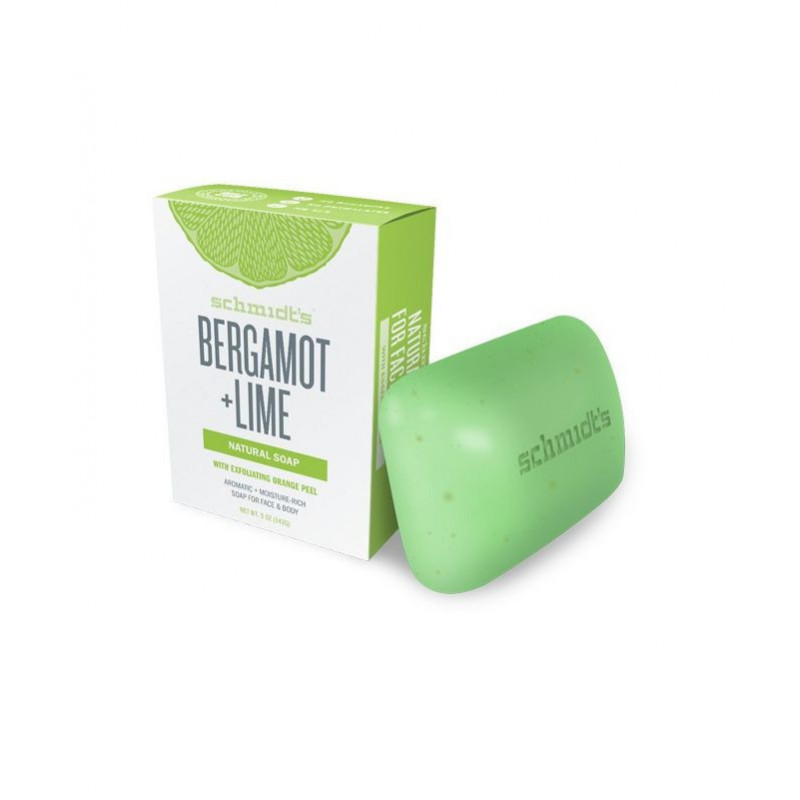 Pack de 3 - Schmidt's Savon Bergamote et Citron Vert 142 g
