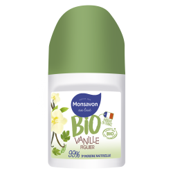 Pack de 3 - Monsavon Déodorant Femme Bille Senteur Vanille Fleur Figuier Bille 50ml