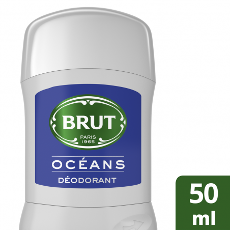 Pack de 3 - Brut Déodorant Homme Stick Oceans 50ml