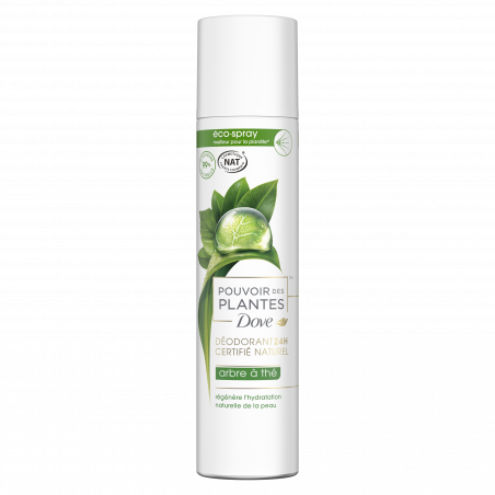 Pack de 3 - DOVE Nat Pouvoir des Plantes Arbre à Thé Eco-Spray 75ml