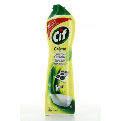 Pack de 3 - Cif Crème À Récurer Nettoyant Multi Surfaces Citron 500ml