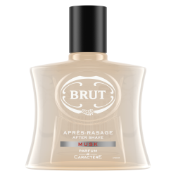 Pack de 4 - BRUT Après-Rasage Flacon Musk 100ml