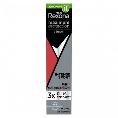 Pack de 3 - REXONA MEN Déodorant Homme Spray Anti-transpirant Intense Sport 100 ml