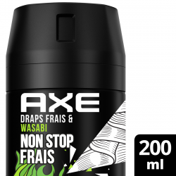 Pack de 3 - AXE Déodorant  Draps Frais & Wasabi 200ml