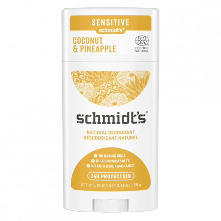 Pack de 3 - SCHMIDT'S DEO STICK 58ML COCONUT+PINAPPLE