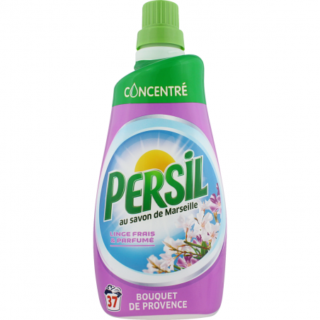 Persil Concentré Lessive Liquide Au Savon de Marseille 37 Lavages - 1,29L