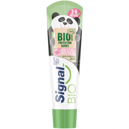 SIGNAL Dentifrice Bio Enfants arôme Fraise d'origine naturelle 50ml