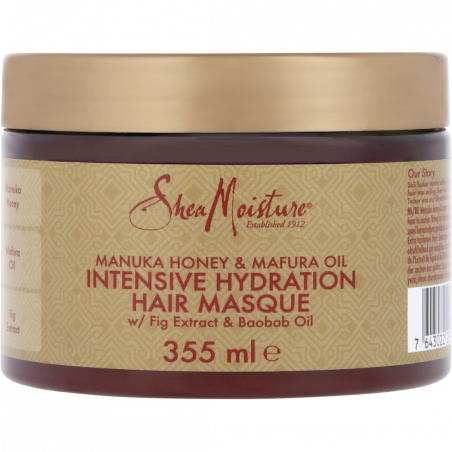 Pack de 3 - Masque Shea Moisture Hydratation Intense au Miel de Manuka et huile de Mafura (355ml)