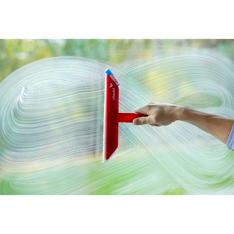 Vileda - Raclette Vitre Active 2 en 1