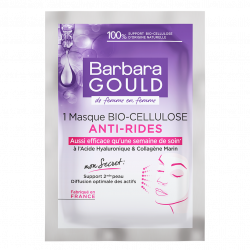 Pack de 3 - Barbara Gould - Masque anti-rides bio cellulose