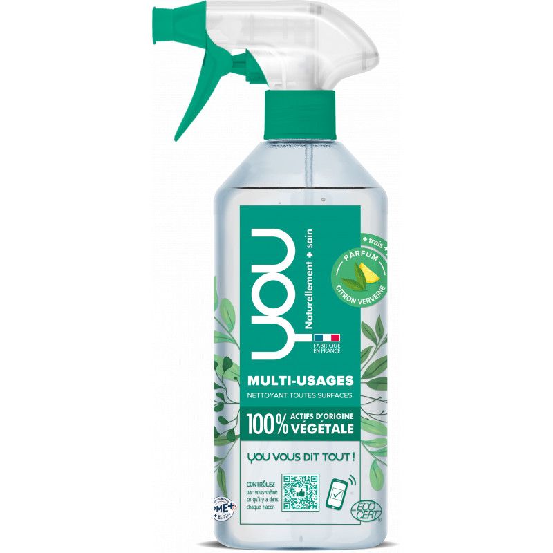 YOU Spray multiusage Dégraisse, détartre & fait briller*