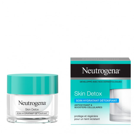 Neutrogena Skin Detox Soin Hydratant Détoxifiant Anti Pollution 50Ml