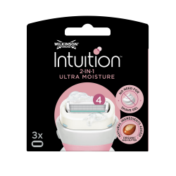 Pack de 2 - Wilkinson Intuition Ultra Moisture - Lames de rasoir pour femme - Pack de 3