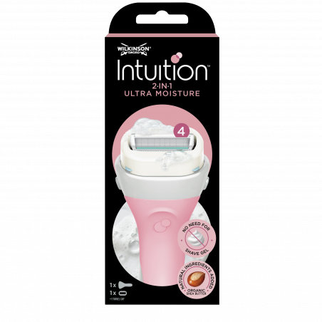 Pack de 2 - Wilkinson - Intuition 2in1 Ultra Moisture - Rasoir pour femme