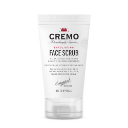 Pack de 2 - CREMO - Exfoliant Visage | Soin Pour Homme | À Base de Coquilles de Noix | 118ml