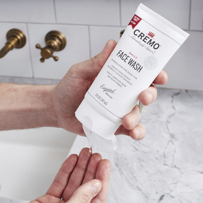 Pack de 2 - CREMO - Nettoyant Visage | Soin Pour Homme | Pour un Usage Quotidien | 147ml