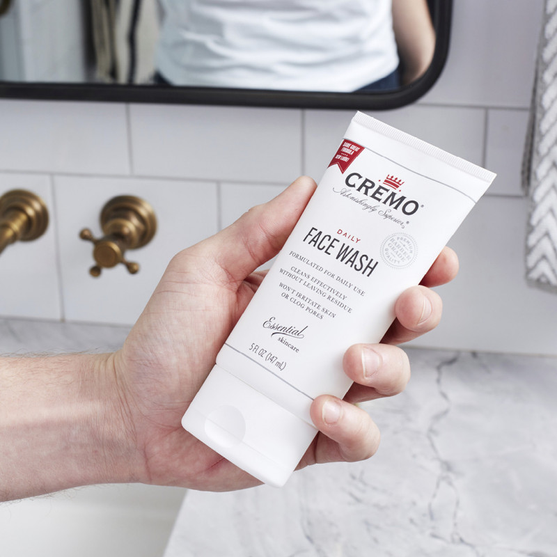 Pack de 2 - CREMO - Nettoyant Visage | Soin Pour Homme | Pour un Usage Quotidien | 147ml