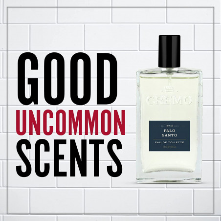 Pack de 2 - CREMO Eau de Toilette pour Homme 100ml Palo Santo - Parfum boisé - Cadeau pour Homme