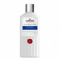 Pack de 2 - CREMO - Cooling Shampooing et Après-Shampooing | Agrumes & Feuilles de Menthe | 473ml