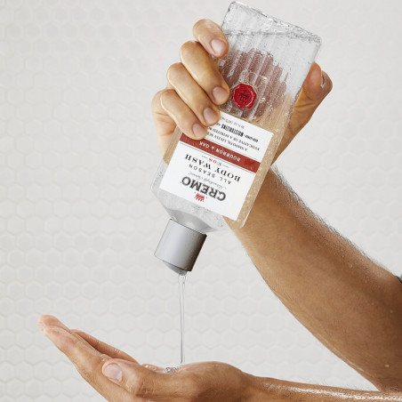 Pack de 3 - CREMO - Gel Douche | Bourbon & Oak Gel Douche | Hydratant & Épicé | 473ml