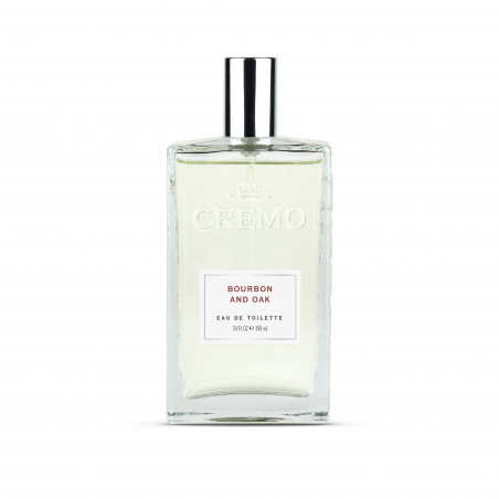 Pack de 2 - CREMO Eau de Toilette pour Homme 100ml Bourbon & Oak - Parfum épicé - Cadeau pour Homme