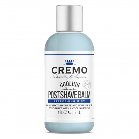 Pack de 2 - CREMO - Cooling Baume Après-Rasage Rafraîchissant Pour Homme | Anti-Feu du Rasoir | 118ml