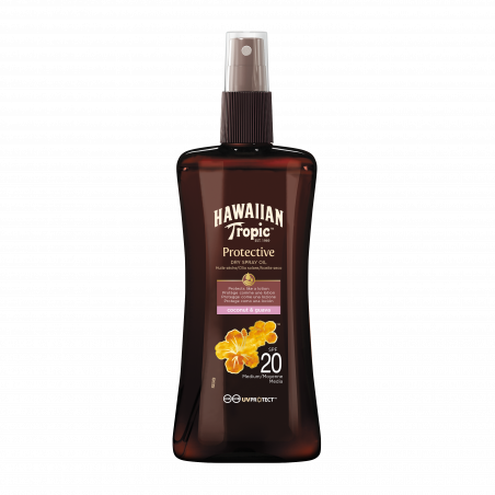 Pack de 2 - Hawaiian Tropic - SPRAY HUILE SOLAIRE PROTECTRICE SPF20 200ml